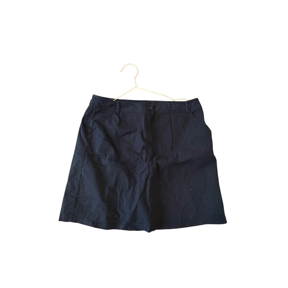 White Stag Black Skort- Classic A-Line